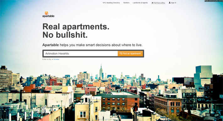 29 thiết kế website bất động sản ấn tượng Apartable