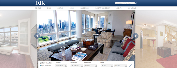 29 thiết kế website bất động sản ấn tượng DJK Residential