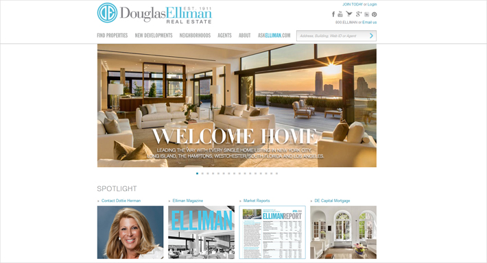 29 thiết kế website bất động sản ấn tượng Douglas EllimanReal Estate
