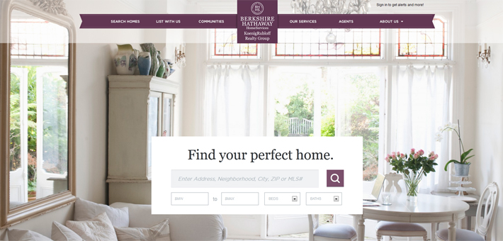 29 thiết kế website bất động sản ấn tượng Koenig Rubloff Real Estate