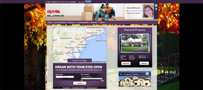 29 thiết kế website bất động sản ấn tượng RE/MAX Millenium
