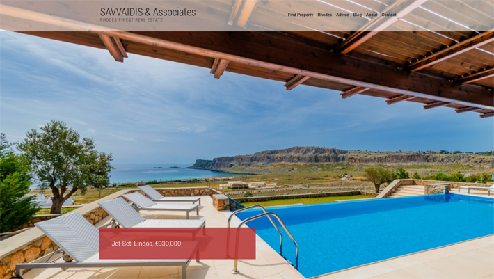 29 thiết kế website bất động sản ấn tượng Savvaidis Real Estate