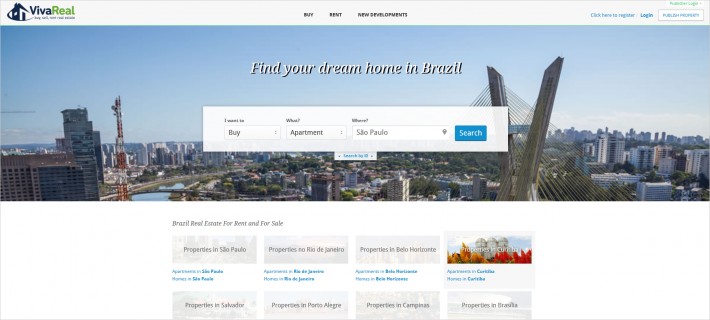 29 thiết kế website bất động sản ấn tượng Viva Real