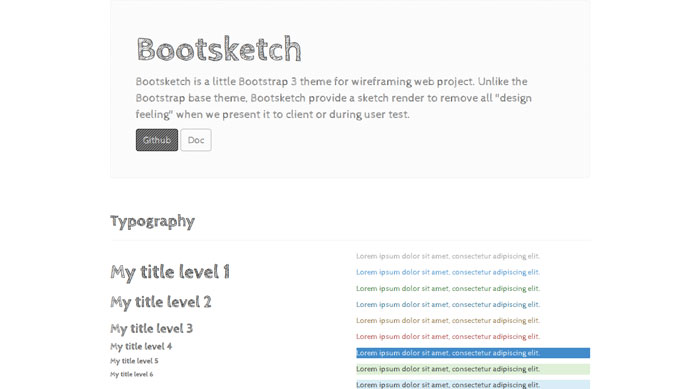 Bootsketch Free Bootstrap 3 Template