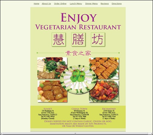 Enjoy-Vegetarian-Restaurant-restaurant-website-design