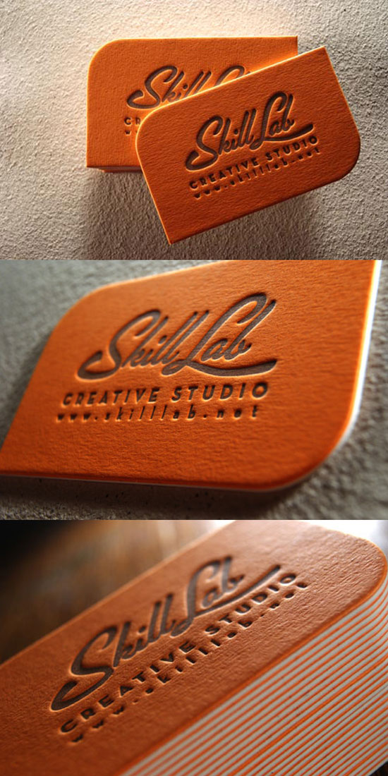 Rực rỡ sắc màu với 35+ thiết kế business card Skill Lab Full Color Business Card