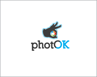 PhotOK Logo Design