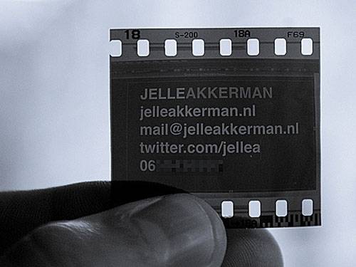 Jelle Akkerman’s Photography Business Card