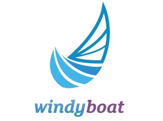 Windy Boat Logo Design
