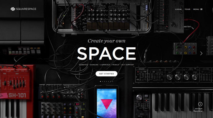squarespace.com modern site design