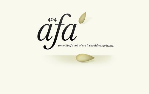 Simple 404 Page f-rom A Feed Apart