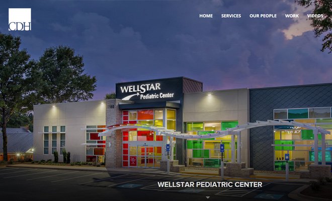 26 website đẹp mắt của các hãng kiến trúc cdh partners architecture website design