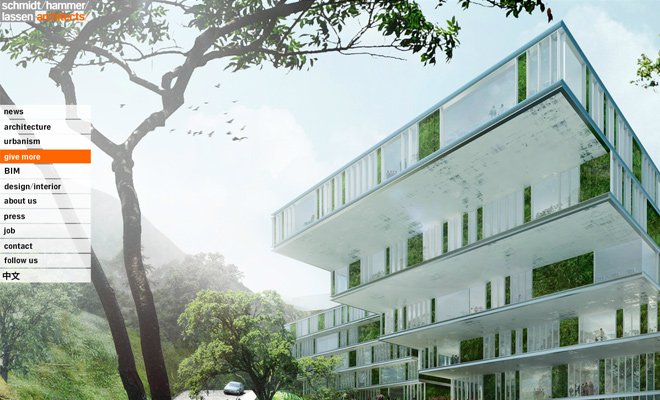 26 website đẹp mắt của các hãng kiến trúc schmidt hammer lassen architecture firm