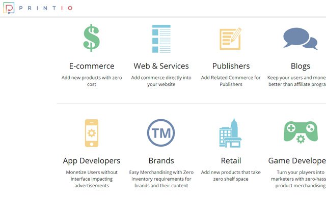 api sdk development printio ecommerce website