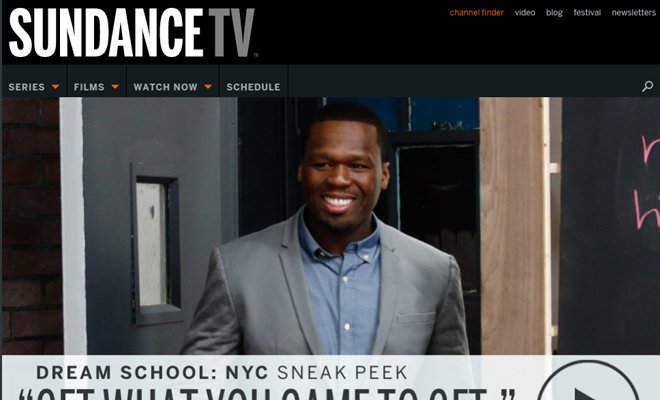 sundance television channel website homepage
