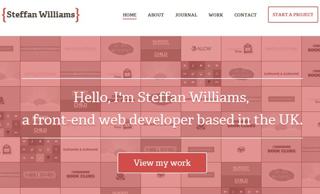 steffan williams portfolio responsive design
