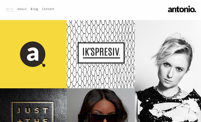 antonio d johnson portfolio layout responsive design
