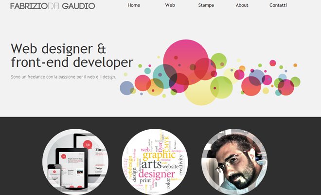 Tràn đầy cảm hứng với 34 thiết kế web Portfolio fabrizio del gaudio portfolio responsive design