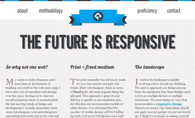 Tràn đầy cảm hứng với 34 thiết kế web Portfolio justin freeman portfolio website inspiration design