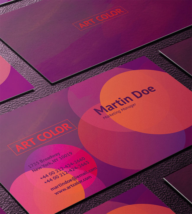 Free-Colorful-Business-Card-Template