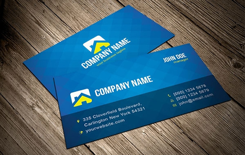 blue-vector-business-card-template