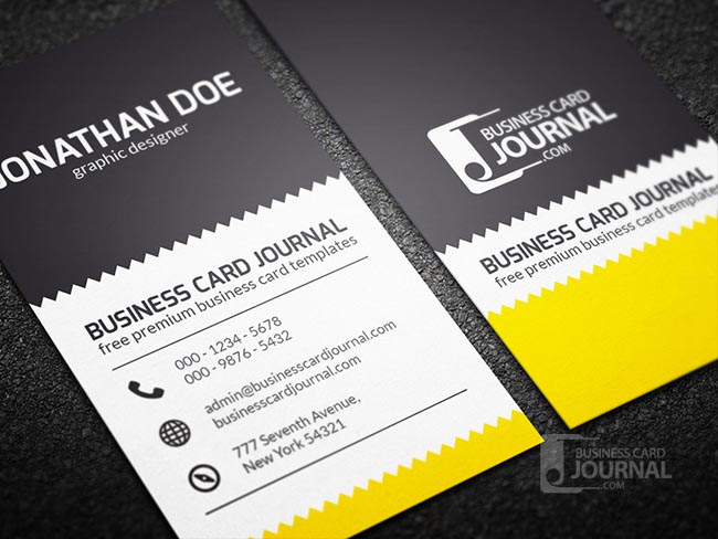 creative-zigzag-design-business-card-template