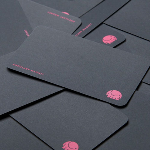 Sự tinh tế trong 45 business card tròn 4 góc Ancillary Magnet Round Corners Business Card