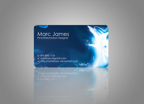 Sự tinh tế trong 45 business card tròn 4 góc Art of Marc Round Corners Business Card