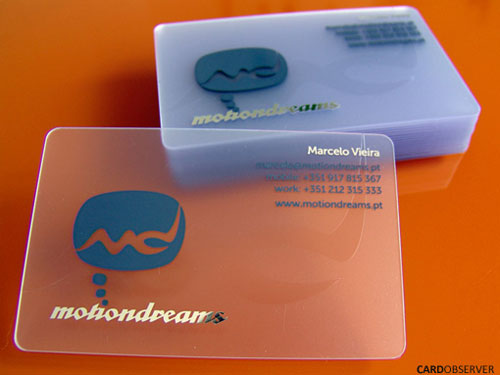Sự tinh tế trong 45 business card tròn 4 góc Motion Dreams Round Corners Business Card