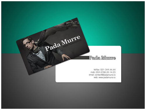 Sự tinh tế trong 45 business card tròn 4 góc PadaMurre Round Corners Business Card