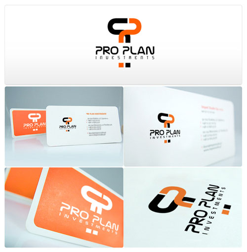 Pro Plan Investments Round Corners Business Card