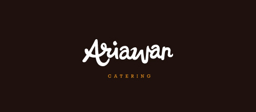 Elegant Signature Logo Designs Ariawan