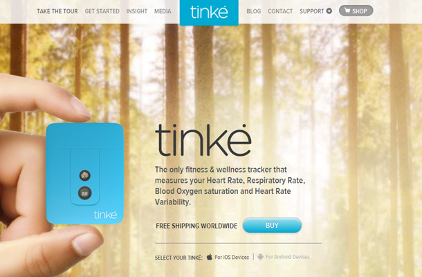 29 trang web sử dụng hiệu ứng animation đặc biệt tinke take the tour device website landing page