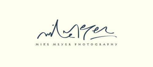 Elegant Signature Logo Designs Mike Meyer