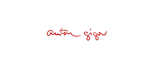 Elegant Signature Logo Designs AntonGigov.com
