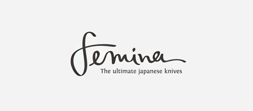 Elegant Signature Logo Designs Femina