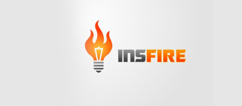 Hot Burning And Fire Logo Design Insfire