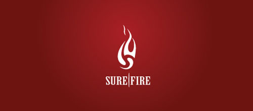 Hot Burning And Fire Logo Design Sure Fire