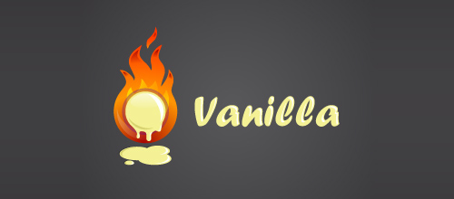Hot Burning And Fire Logo Design Vanilla