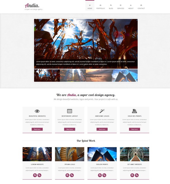 Andia - Responsive Agency Template