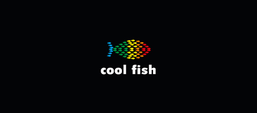 Multicolor Logo Designs Cool Fish