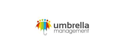 Multicolor Logo Designs Umbrella Management