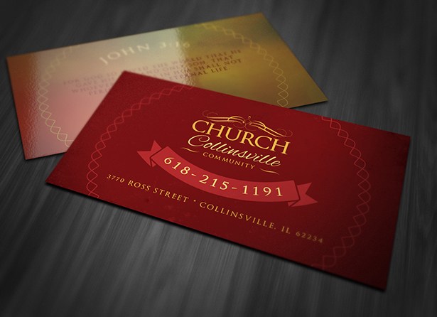 Church Business Card Template