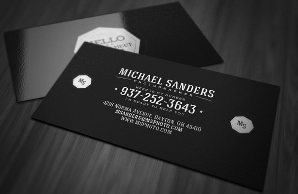 Clean Minimal Business Card Template