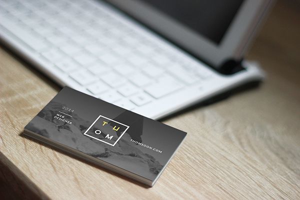7 Clean Business Card FREE MOCKUP