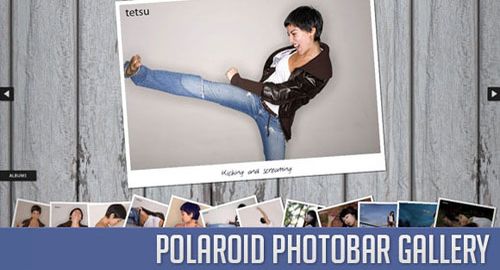 Polaroid Photobar Gallery with jQuery