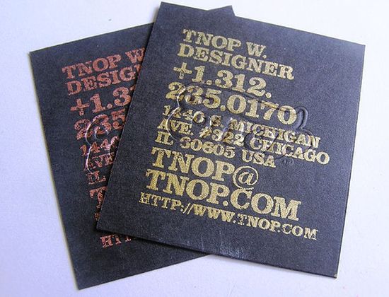 Hơi thở hiện đại trong 50 Typography business card typographic business cards designs 41
