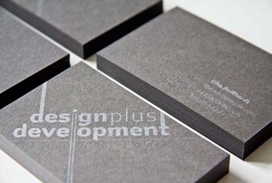 Hơi thở hiện đại trong 50 Typography business card typographic business cards designs 48