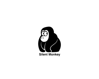 Silent Monkey Beautiful Animal and Pet Logo Designs