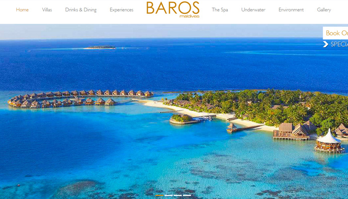 Khám phá 30 website khách sạn mới nhất 2015 maldives baros resort hotel website